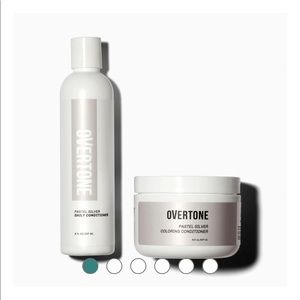 Overtone pastel silver healthy hair duo
